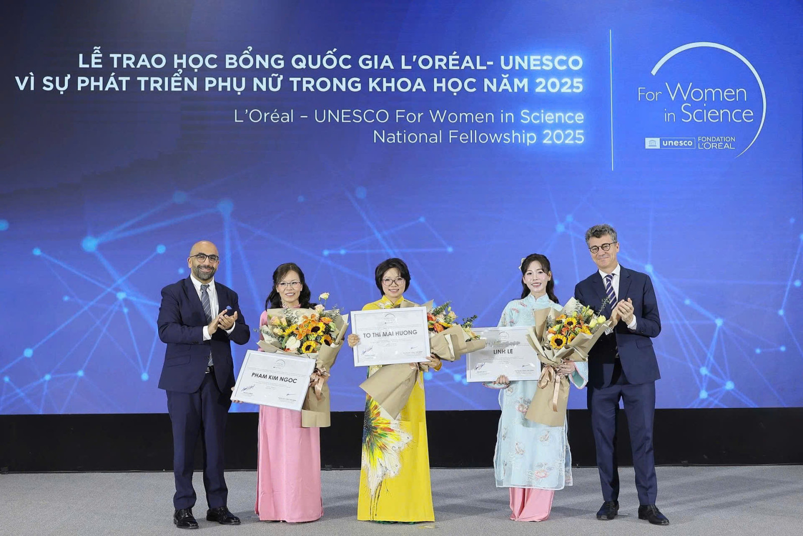 Trao học bổng quốc gia L'Oréal - UNESCO tạo bệ phóng cho nữ giới khẳng định trong lĩnh vực khoa học